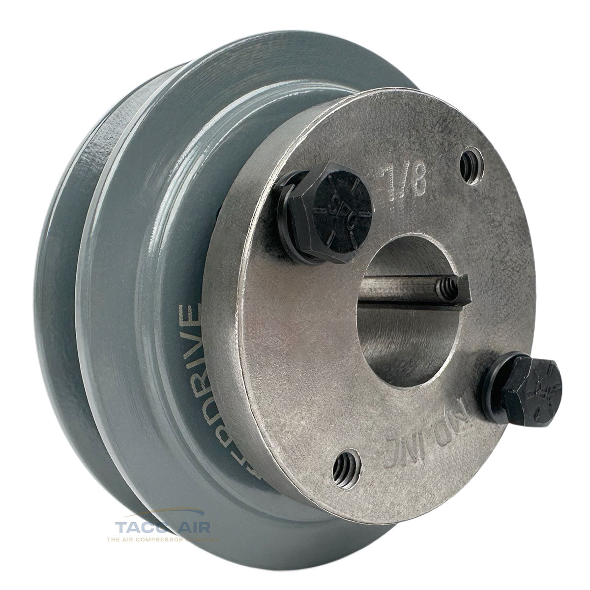 AK34H W/ 7/8" Bore H Bushing 3.5" Single Groove Pulley A Section V Belt 4L