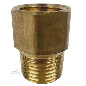 1/2" Female X 1/2" Male NPT Pipe Fitting Extender Adapter FIP X MIP Brass