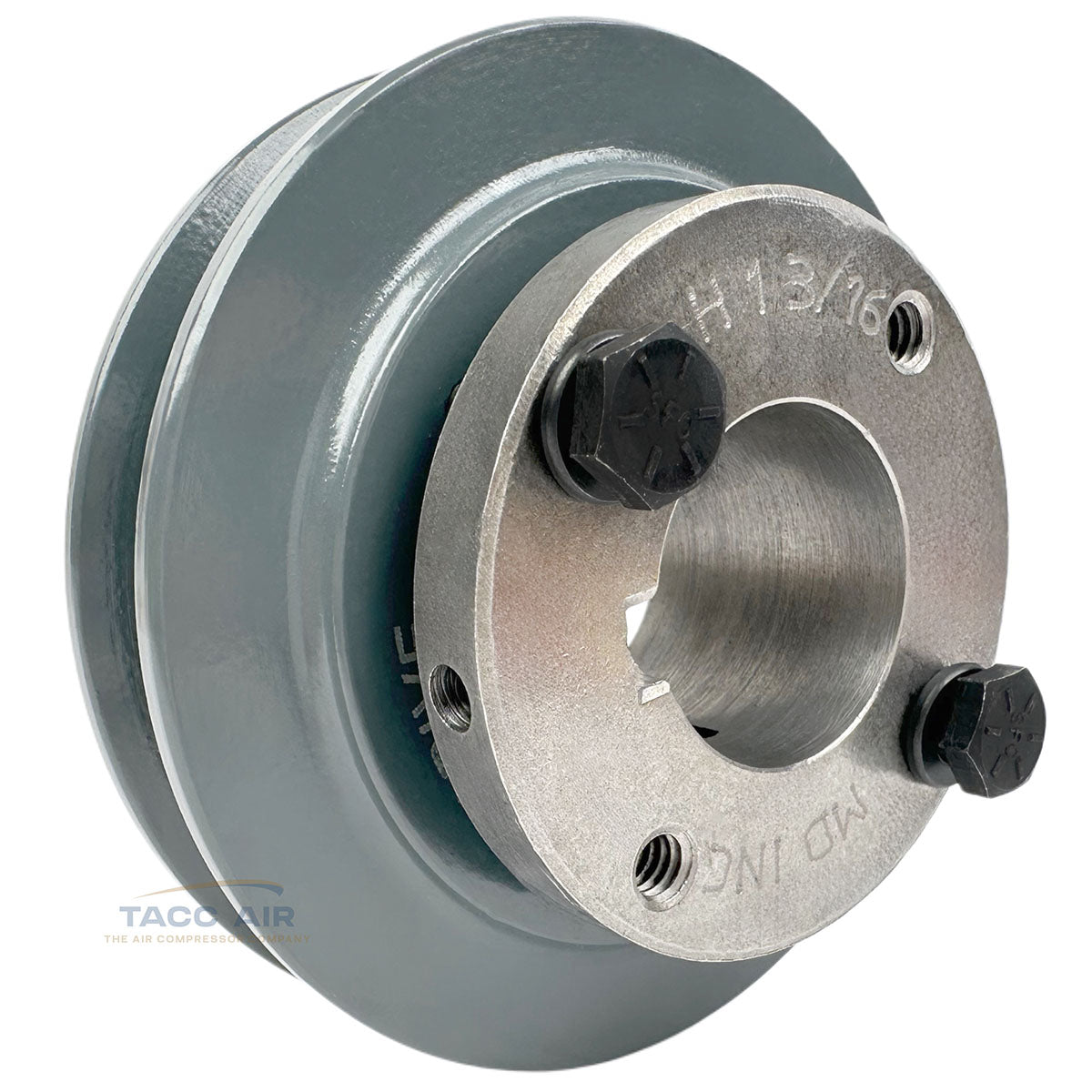 AK39H W/ 1-3/16" Bore H Bushing 3.75" Single Groove Pulley A Section V Belt 4L