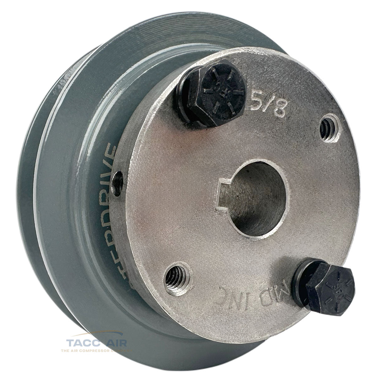 AK34H W/ 5/8" Bore H Bushing 3.5" Single Groove Pulley A Section V Belt 4L