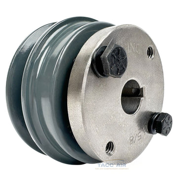 AK30H W/ 5/8" Bore H Bushing 3" Single Groove Pulley A Section V Belt 4L