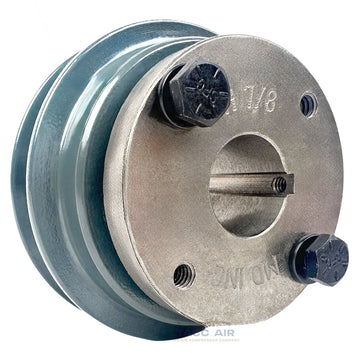 AK32H W/ 7/8" Bore H Bushing 3.25" Single Groove Pulley A Section V Belt 4L