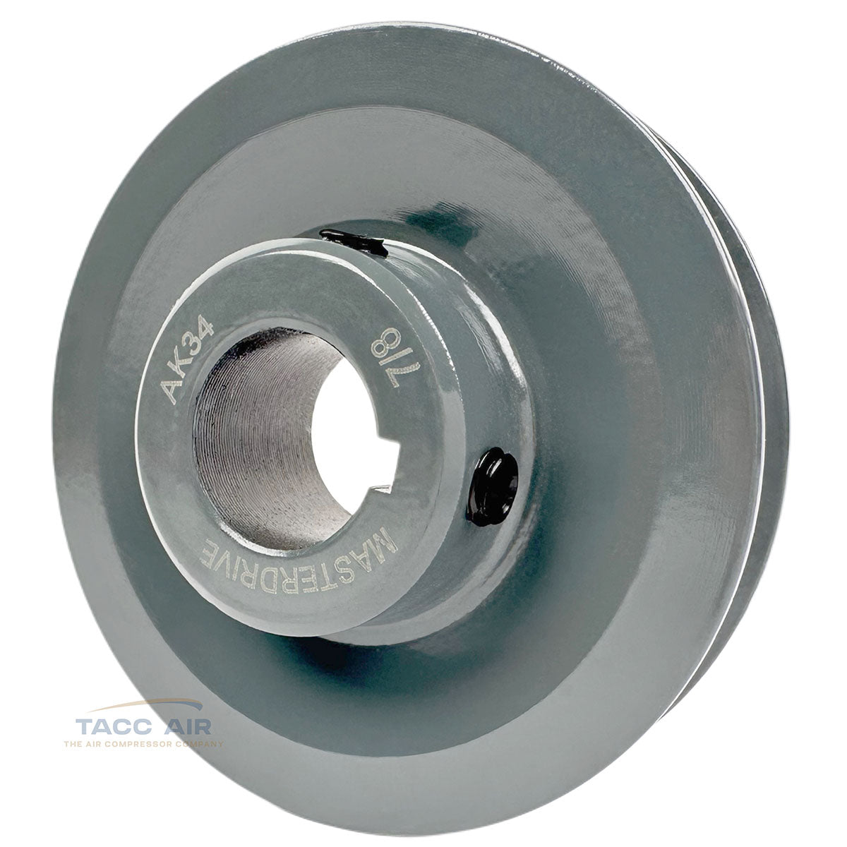 AK34-7/8 Cast Iron 3.5" Single Groove Pulley A Section V Belt 4L 7/8" Shaft Bore