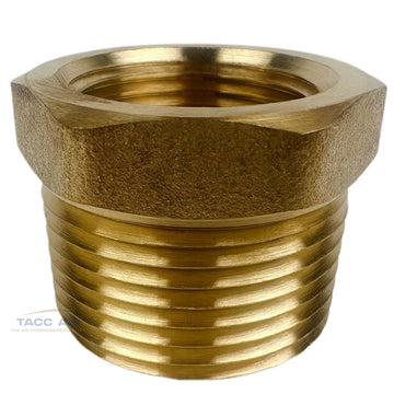 1" Male x 3/4" Female NPT Hex Reducer Bushing Adapter Pipe Reducing Fitting