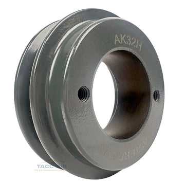 AK32H Cast Iron 3.25" Single Groove Pulley A Section V Belt 4L For H Bushing