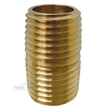 Brass Close Pipe Nipple Fitting 1/4" MNPT x 1/4" NPT Male Adapter Connector