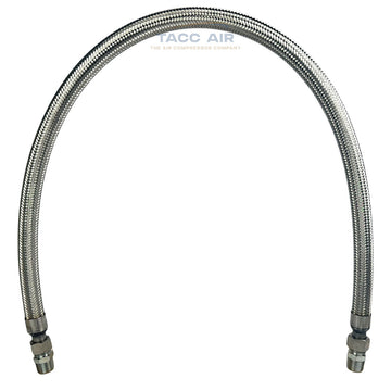 3/4" x 48" Braided Stainless Steel Flexible Compressed Air Line Flex Hose