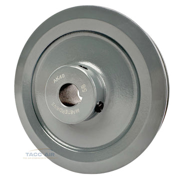 AK49-5/8 Cast Iron 4.75" Single Groove Pulley A Section V Belt 4L 5/8" Shaft Bore
