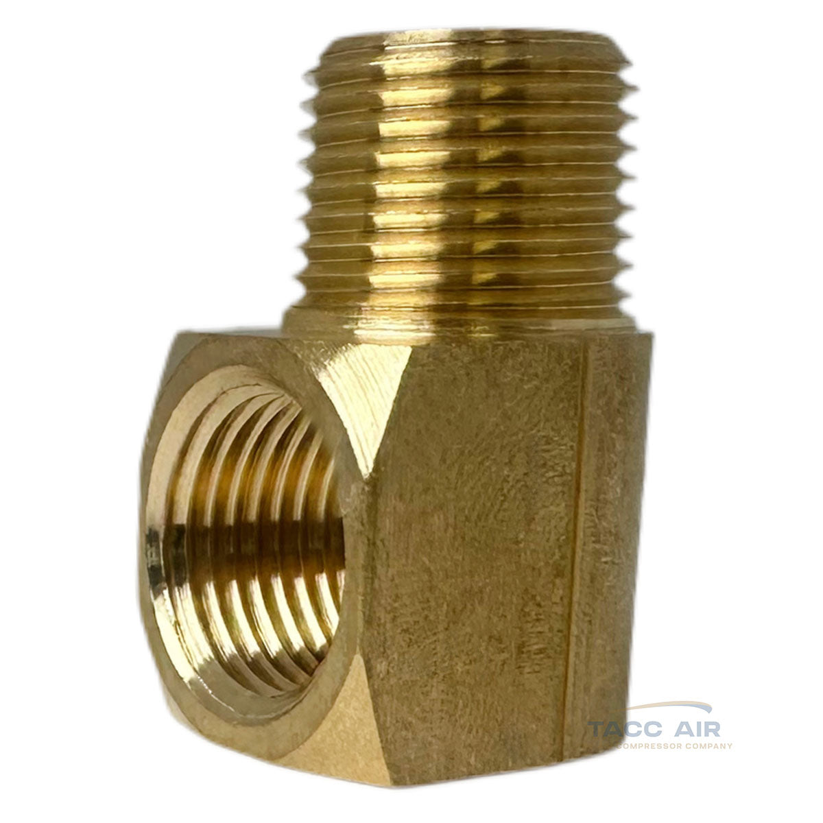 3/8" NPT Brass Street Elbow 90 Degree Pipe Thread Fitting Male Female