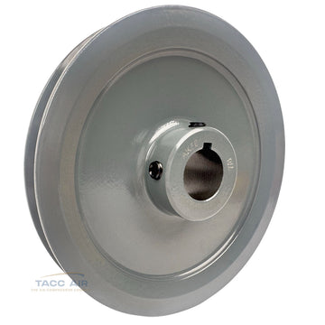 AK56-7/8 Cast Iron 5.5" Single Groove Pulley A Section V Belt 4L 7/8" Shaft Bore