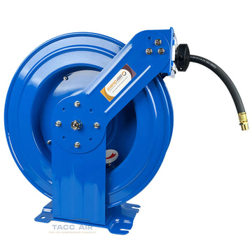RapidAir R-05050 1/2" x 50' Self Retractable Air Hose Reel With Dual Arm Frame