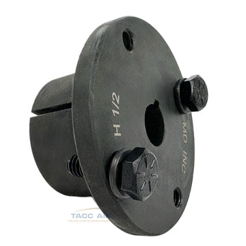 1/2" Bore H style Steel Sheave / Pulley Bushing Split Taper For Keyed Shaft