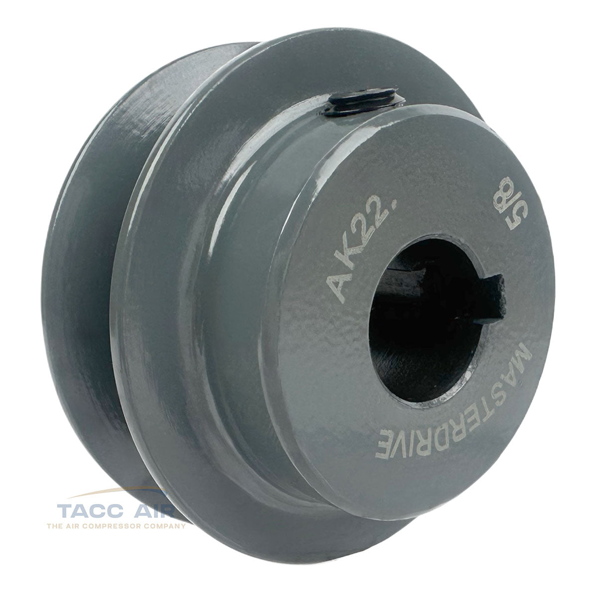 AK22-5/8 Cast Iron 2.25" Single Groove Pulley A Section V Belt 4L 5/8" Shaft Bore