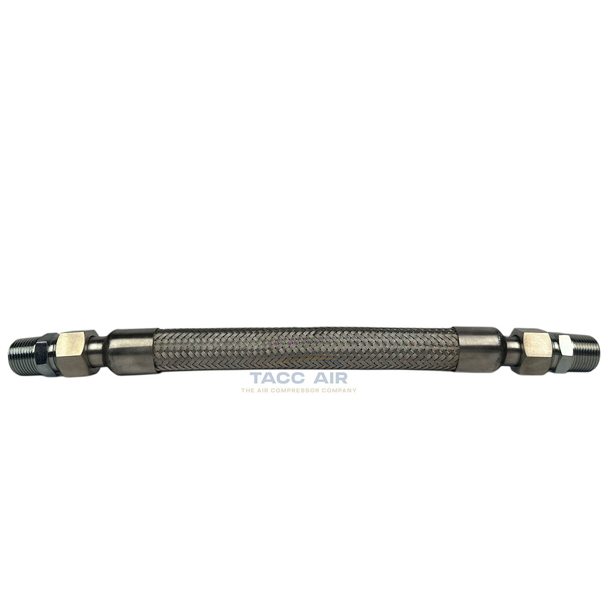 3/4" x 12" Braided Stainless Steel Flexible Compressed Air Line Flex Hose
