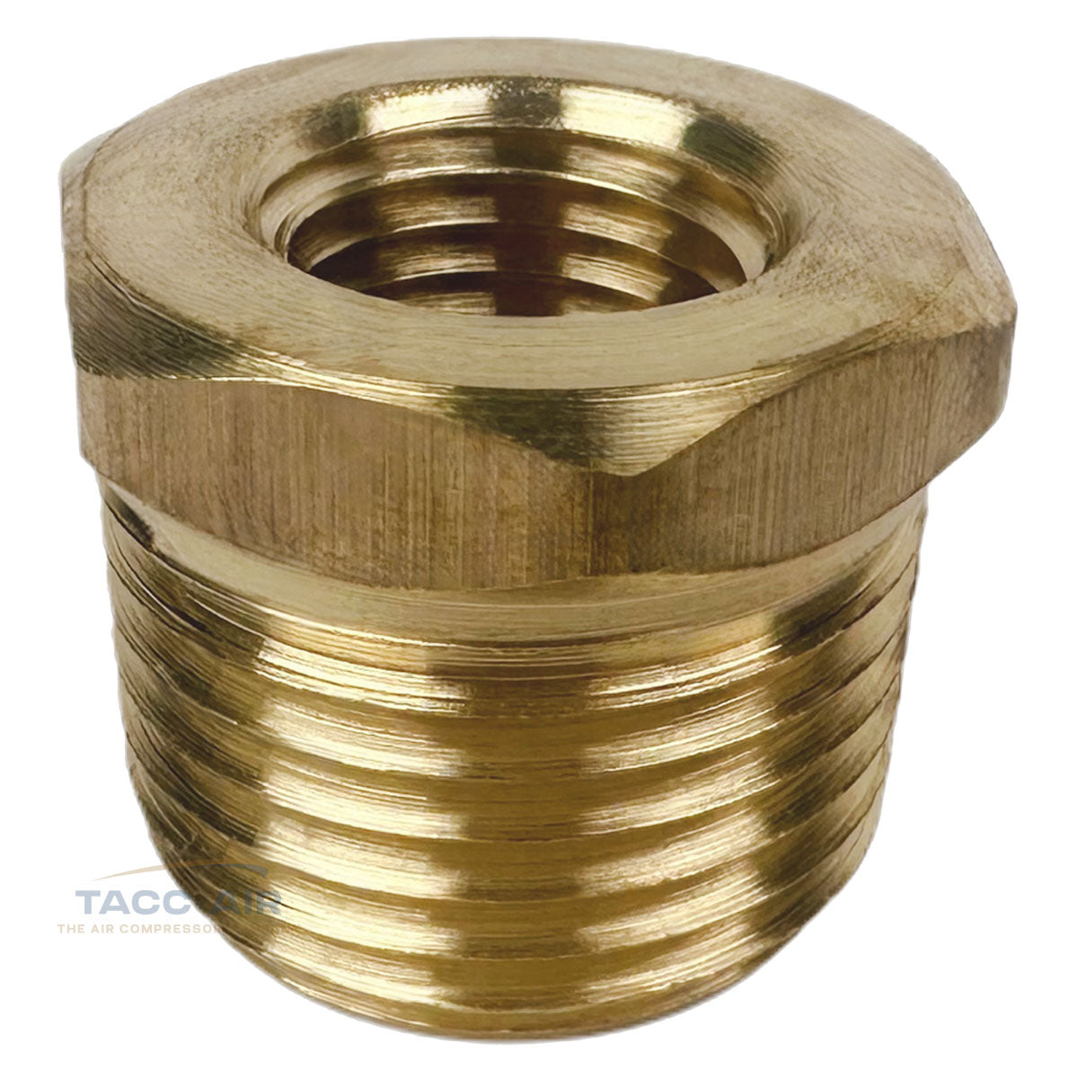 1/2" Male x 1/4" Female NPT Hex Reducer Bushing Adapter Pipe Reducing Fitting