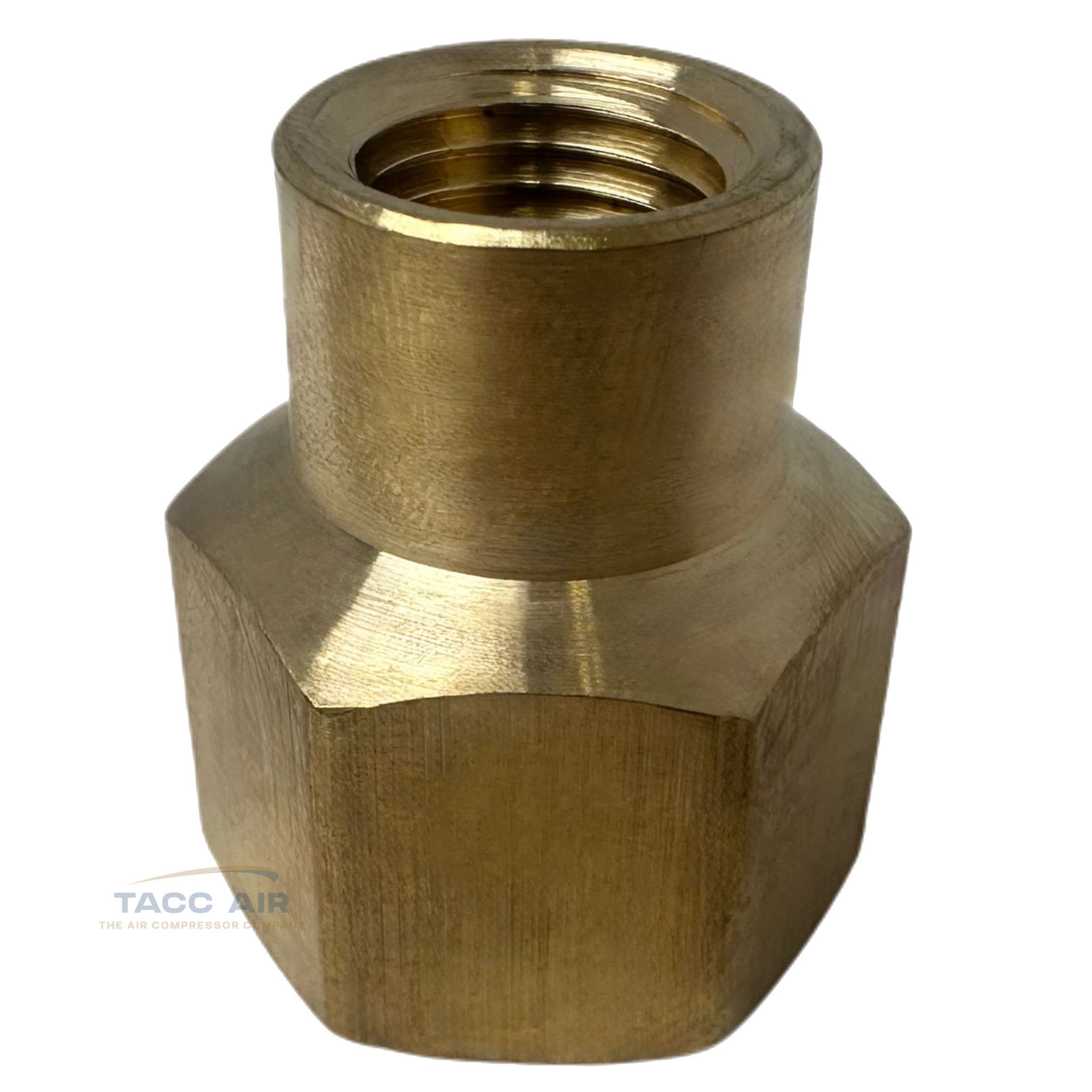 Brass Reducing Coupling 1/2" X 1/4" Female NPT Pipe Fitting Adapter Reducer