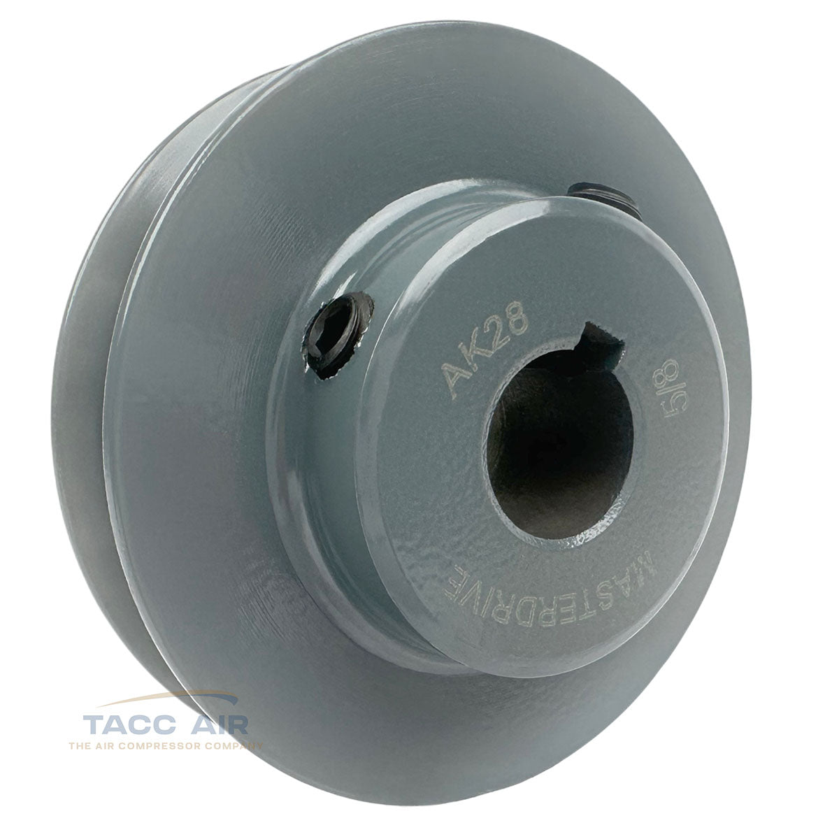 AK28-5/8 Cast Iron 2.75" Single Groove Pulley A Section V Belt 4L 5/8" Shaft Bore
