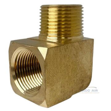 3/4" NPT Brass Street Elbow 90 Degree Pipe Thread Fitting Male Female