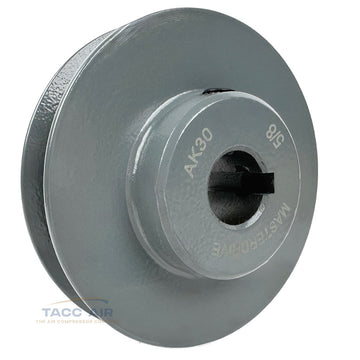 AK30-5/8 Cast Iron 3" Single Groove Pulley A Section V Belt 4L 5/8" Shaft Bore