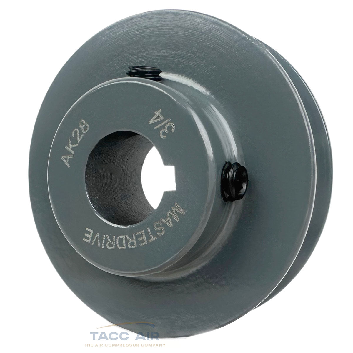 AK28-3/4 Cast Iron 2.75" Single Groove Pulley A Section V Belt 4L 3/4" Shaft Bore