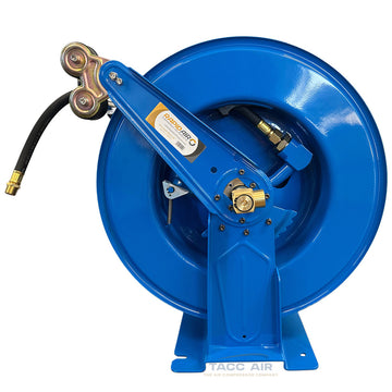 RapidAir R-05100 1/2" x 100' Self Retractable Air Hose Reel With Dual Arm Frame