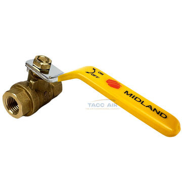 1/4" NPT Brass Ball Valve Full Port Shut-Off Valve CSA Approved 600psi WOG
