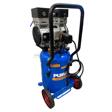 Puma 1.5 HP 8 Gallon Ultra Quiet Oil-Free Vertical Air Compressor WE-1508VP