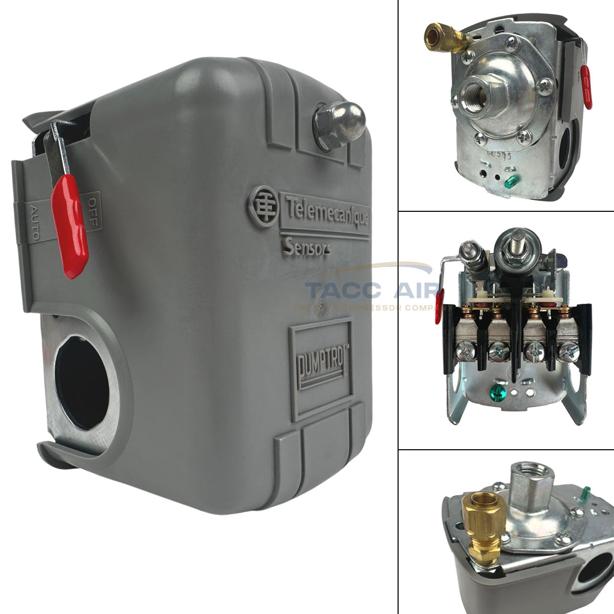 Square D 9013FHG12J52M1X 95-125 PSI Air Compressor Pressure Switch Control Valve