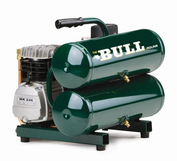 Rolair FC2002 2HP Electric Portable Twin Stack Tank Carry Type Air Compressor